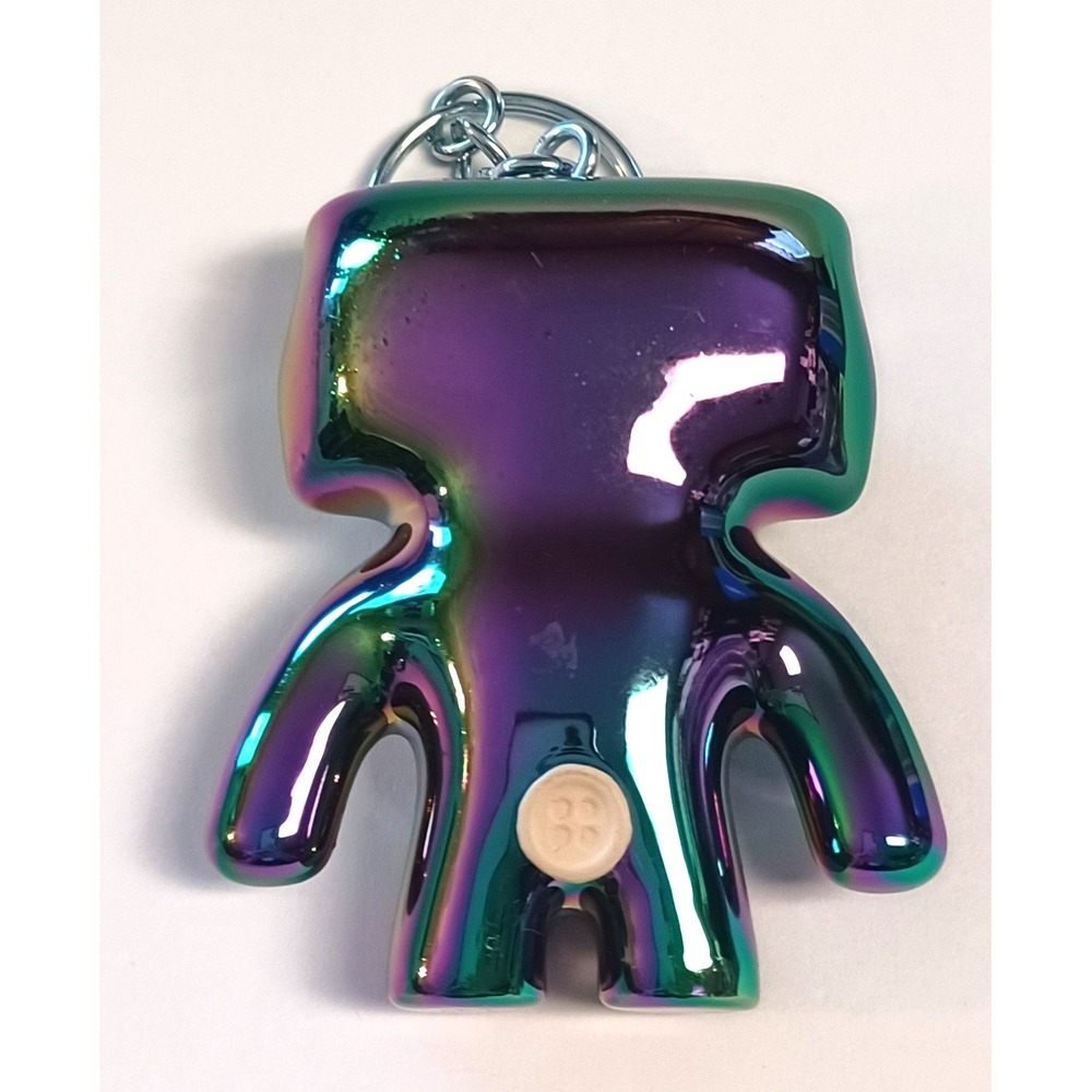 Fuggler Vinyl Keychain Annoyed Alien Rainbow Metallic Chrome Blind Bag Figure - Picture 3 of 8
